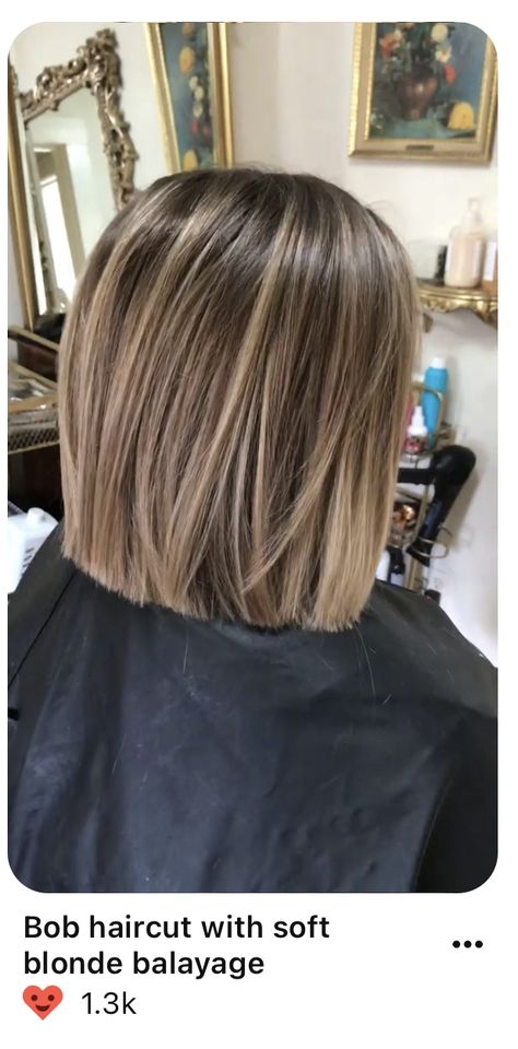 Highlighted Bob Hair, Short Straight Highlighted Hair, Short Blonde Brunette Balayage, Short Babylights Hair, Blonde Highlights On Dark Hair Short Bob, Short Straight Balayage, Highlights Brown Hair Streaks, Soft Layers On Short Hair, Angled Bobs For Fine Hair