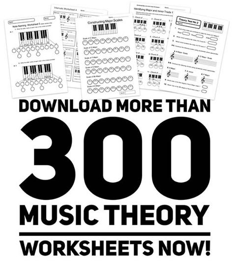 Music Theory Printables, Free Music Theory Worksheets, Music Scales, Teaching Music Theory, Music Theory Games, Music Theory Piano, Choir Room, Music Printables, Music Theory Lessons