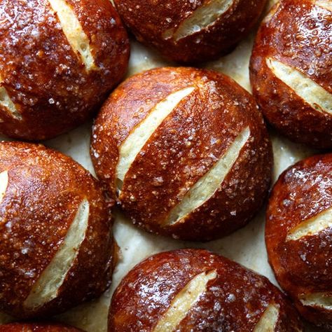 Alexandra Cooks, Pretzel Balls, Bosch Mixer, Pretzel Buns, Pretzel Rolls, Homemade Pretzels, Homemade Soft Pretzels, Bread Sticks, Soft Pretzel