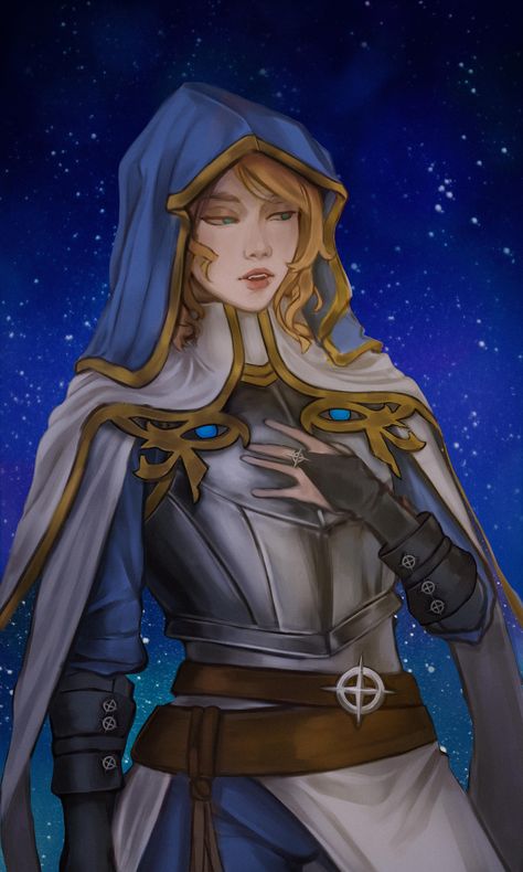 Cleric Dnd Art, High Elf Dnd, Half Elf Woman, Angel Character Art, Dhampir Dnd, Elf Character Art, Half Elf Rogue, Dnd Elf, Guild Hall