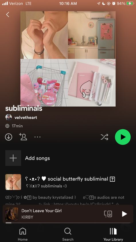 manifesty Spotify Subliminals, Subliminal Playlist, Social Butterfly, Spotify Playlist, Music Playlist, Girly Things, Songs, Music, Quick Saves