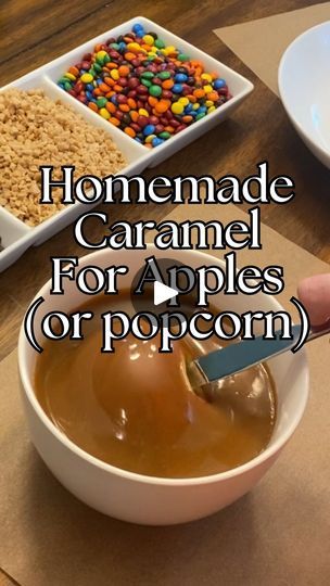 204K views · 15K reactions | Craving something sweet and delicious for fall? 🍏🍂 Try making these homemade caramel apples, perfect for dipping into rich, buttery caramel and rolling in your favorite toppings! This easy caramel recipe creates a smooth and creamy dip that’s perfect for apples, and it’s great for making caramel corn too! Whether you’re hosting a fall gathering, preparing Halloween treats, or just looking for a fun weekend project, these caramel apples will be a hit. Plus, the caramel stores well in small cups for dipping sliced apples later. Tag me when you try them out!

Ingredients:

	•	1 lb dark brown sugar (about 2 cups packed)
	•	2 sticks unsalted butter
	•	1 (14-ounce) can sweetened condensed milk
	•	1 cup corn syrup
	•	1 1/2 teaspoons vanilla extract
	•	1 teaspoon mol Caramel Apple Recipe Homemade, Sliced Caramel Apple, Homemade Caramel For Dipping Apples, Carmel Candy Apple Slices, Caramel Apple Caramel Recipe, Homemade Caramel Apple Slices, Homemade Carmels Easy Microwave, Caramel Apple Recipes Easy, Carmel Dip For Apple Slices