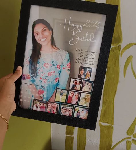 Birthday Photo Frame DM FOR ORDER ‼️ #framedesigns #frames #designs #framesdesign #trendingframes #engage #photoframegifts #birthdayphotoframe Photo Frame Ideas Handmade For Birthday, Photo Frames Design, Photo Collage Ideas For Birthday, Birthday Gift Frame Ideas, Fream Poto Design, Birthday Photo Frame Collage, Photo Frame Collage Ideas, Photo Frame Ideas For Birthday Gift, Birthday Photo Frame Ideas