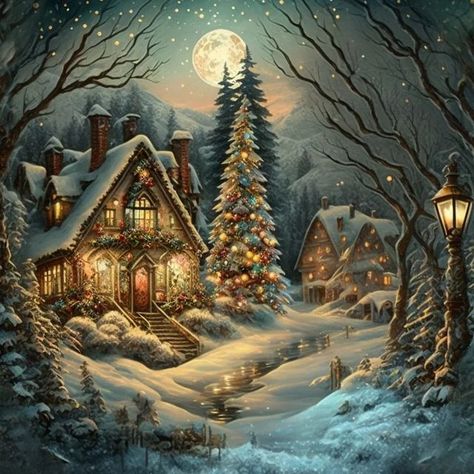 Christmas Service, Image Notes, Thomas Kinkade, Art Display, Art Studios, Colour Tone, Old World, Canvas Artwork, Worship