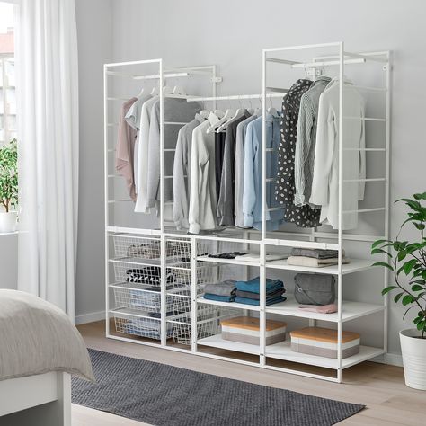 Couple Room, Wardrobe Systems, Open Wardrobe, Small Closets, Frame Shelf, Closet System, Saving Ideas, Dressing Room Design, Laundry In Bathroom