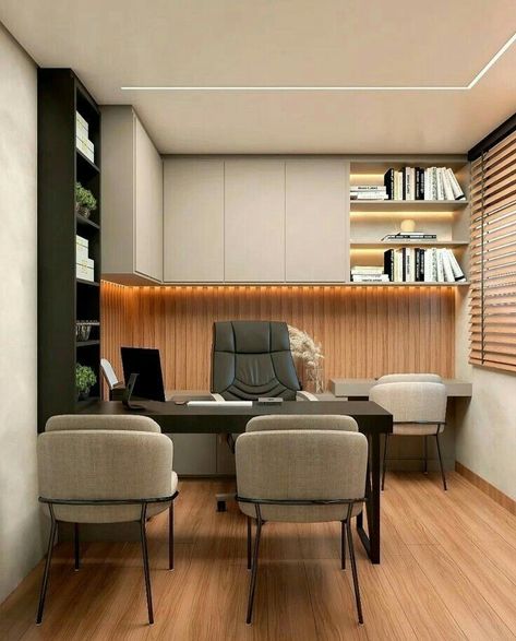 Office Counter Design, Executive Office Design, Small Office Design Interior, Small Office Design, Modern Home Offices, Office Table Design, Modular Office, Office Interior Design Modern, Modern Office Interiors