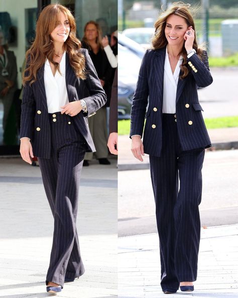 Belle on X Job Outfits, Kate Middleton Style Outfits, Working Outfit, Outfit Tutorial, Female Clothes Outfits, Looks Kate Middleton, Executive Woman, Classy Suits, Princess Catherine