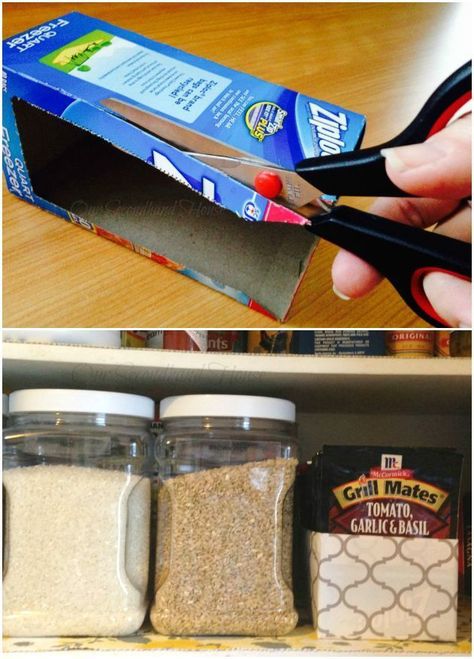 11 Genius Organizing Hacks for the Most "Type A" Person in Your Life How To Organize Ziplock Bags In Pantry, Spice Packet Organization, Organizing Ziploc Bags In Pantry, Storing Ziploc Bags Storage Ideas, Baggie Storage Organizing Ideas, Organize Ziploc Bags In Pantry, Ziploc Bag Storage Ideas, Ziploc Bag Storage, How To Store Ziplock Bags Storage Ideas