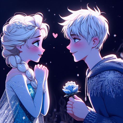 Jack X Elsa Fanart, Elsa And Jack Frost Fan Art, Jack Frost And Elsa Fan Art, Elsa X Jack Frost Fanart, Jelsa Fanart Cute, Elsa X Jack Frost, Jack Frost Fanart, Elsa And Jack Frost, Elsa Jack