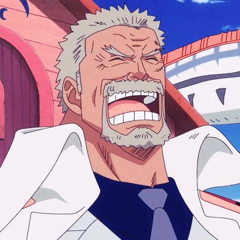 Vice Admiral Monkey D Garp from One Piece Sanji Luffy, Monkey D Garp, Zoro Anime, Icon Profile, Luffy Zoro, One Peice Anime, One Piece Drawing, One Piece Images, Nico Robin