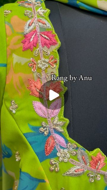 Rang by Anu on Instagram: "#Pure floral Georget Anarkali with Maggam work paired up with dupatta in Rang Collection ❤️  For orders: DM or whatsapp 9177260823.  No cash on delivery No returns No exchange  Can be shipped any where in india and worldwide  You can zelle or Google pay us  -Rangemporium🌈 Designer:@anu.akula1219  Any colour and size can be customised  Ping me for price details.. fabric and all we arrange according the availability.  #Latkan making #Pattern blouses #Pattusaree blouses #Cloth Latkans #Maggam belts #Suma #hyderabaddesigner #KidsLehengas #banarasilehengas #lehengalove #lehenga #fashion #kidscollection #instagood #instadaily #ootd #Indianfashion #indianwear #trending #Maggamwork #embriodery #instastyle #lux #weddingseason #indianfashion #madeinindia #indianwear #uday Georget Anarkali, Latkan Making, Pattern Blouses, Thread Bangles, Maggam Work, Google Pay, Ring Collections, Indian Wear, Anarkali