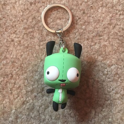 Invader Zim Clay, Sackboy Keychain, Scene Keychain, Silly Clothes, Scene Core, Scene Kids, Scene Emo, Invader Zim, Cute Keychain