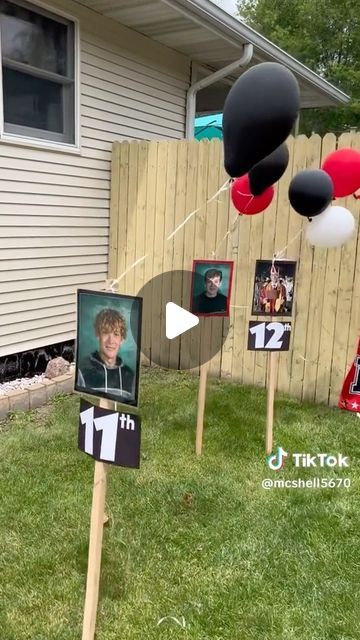 Evite on Instagram: "A literal walk down memory lane. 🥲 This mom decorated the entrance to her son's graduation party with all his yearbook photos...and we're getting pretty emotional just watching it. 🎓  📷: mcshell5670 on TikTok  #evite #grad #graduation #graduating #gradparty #gradseason #momsofinstagram #mom #momlife #dad #dadsofinstagram" Walk Down Memory Lane Graduation, Memory Lane Theme Party, A Trip Down Memory Lane Party Ideas, Memory Lane Party Ideas, Graduation Memory Ideas, Graduation Memories Ideas, Graduation Memories, Walk Down Memory Lane, Party Entrance