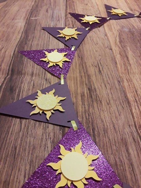 Rapunzel Banner, Rapunzel Wedding, Tangled Wedding, Tangled Birthday Party, Rapunzel Birthday Party, Tangled Birthday, Rapunzel Party, Prom Themes, Tangled Party