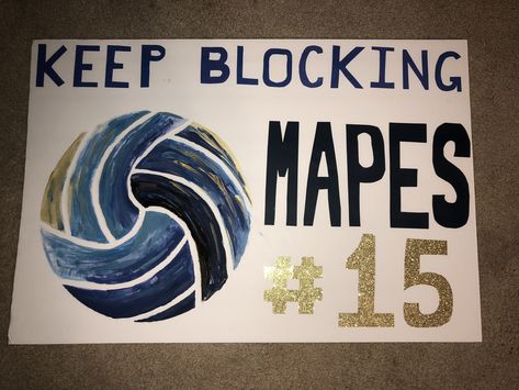 Volleyball Poster Ideas For Players Diy, High School Volleyball Posters, Volleyball Signs Posters For Players, Volleyball Posters For Players Diy, Volleyball Poster Ideas For Players, Volleyball Poster Ideas, Volleyball Senior Night Gifts, Volleyball Signs, Spirit Posters