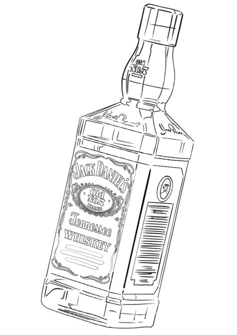 Jack Daniels Tattoo Design, Whiskey Bottle Tattoo, Jack Daniels Tattoo, Hip Hop Tattoo, All Seeing Eye Tattoo, Fineliner Art, Bottle Tattoo, Bottle Drawing, Half Sleeve Tattoos For Guys