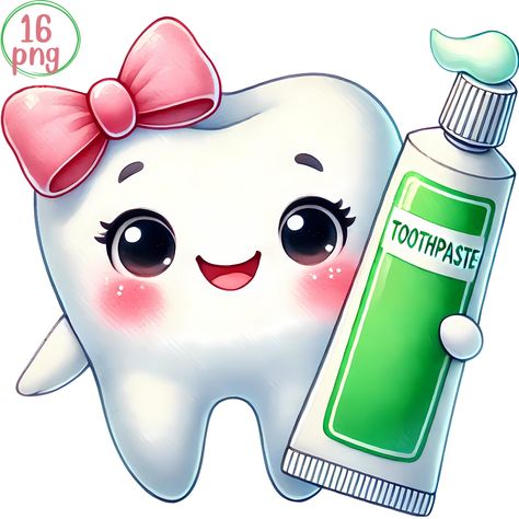 Make your dental projects sparkle with our Cute Tooth with Dentist Tools Watercolor Clipart collection! Featuring 16 adorable tooth characters with a variety of dentist tools, this set is perfect for adding a touch of whimsy to your designs. Ideal for dental offices, patient reminders, health campaigns, and more, these charming teeth will bring a smile to anyone's face! 🦷💖 🎨 Product Highlights: -16 Unique Designs: Each tooth character is illustrated with fun and essential dentist tools, perfe Cute Teeth, Tooth Watercolor, Dental Clipart, Cute Dentist Cartoon, Brush Teeth Clipart, Dentist Clipart, Al Hilal Wallpaper, Tooth Clipart, Dental Caries Cartoon