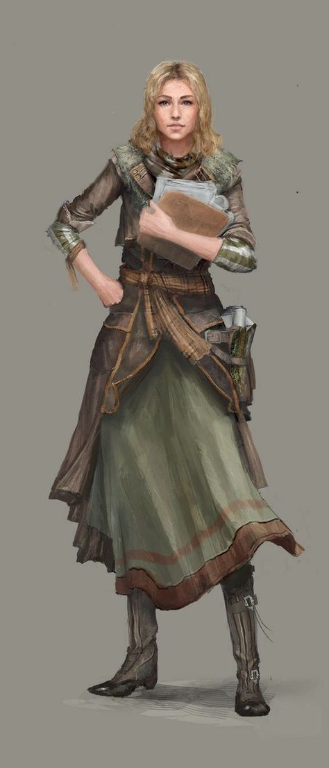 Character images for my dungeons and dragons characters (mostly females) - Album on Imgur Scribe Character Design, Fantasy Historian, Fantasy Scribe, Scholar Character, Scribe Wizard, Fantasy Scholar, Fantasy Librarian, Female Alchemist, D&d Npc