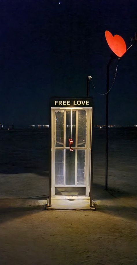 night aesthetic midnight cool aesthetic phone booth valentines day west coast parking lot Phone Booth Aesthetic, Aesthetic Midnight, Booth Aesthetic, Love Night, Board Pictures, Bus Stops, Cool Aesthetic, Vision Board Pictures, Free Love