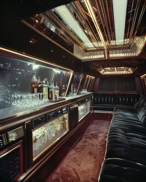 80s Luxury Aesthetic, Limousine Aesthetic, 1980s Architecture, 1980s Interior Design, Dr Motivation, Limousine Interior, 80s Illustration, 80s Luxury, 1980s Interior