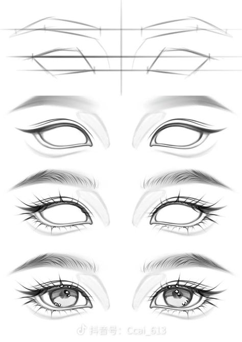 Eyes Guidelines Drawing, Arthur Morgan Art, Draw Cat Eyes, Easy Eye Drawing, Draw Cat, How To Draw Eyes, Tutorial Painting, Drawing Face Expressions, Sketches Art