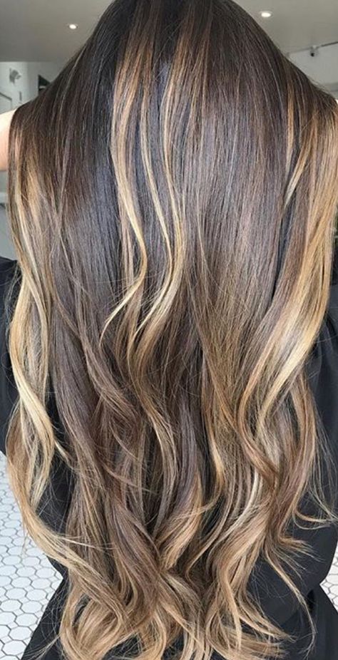 #balayage need this**** Blondette Hair, Brown Hair Inspiration, Celebrity Hair Colors, Brown Hair Dye, Brunette Hair With Highlights, Hair Color Chart, Birthday Hair, Balayage Brunette, Hair Color Highlights