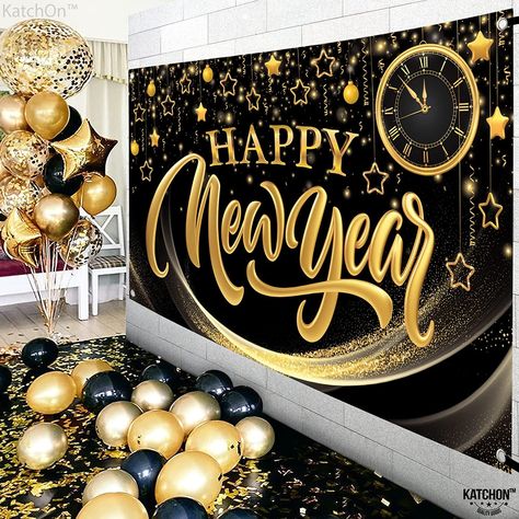 Happy New Year 2024 Banner Background, New Years Banner Design, Extravaganza Party, 2023 Invitation, New Year’s Eve Balloon Garland, 2023 Banner, 2023 Decorations, New Year’s Eve Balloon Countdown, 2024 Banner