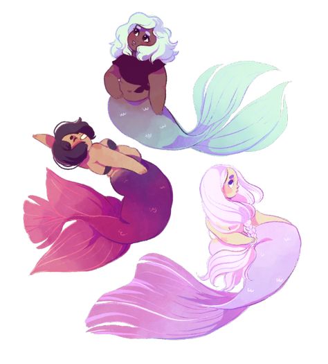 Evvi Art, Mermaid Drawings, Karakter Disney, Mermaids And Mermen, Poses References, Mermaid Art, Arte Fantasy, Kraken, Sirens