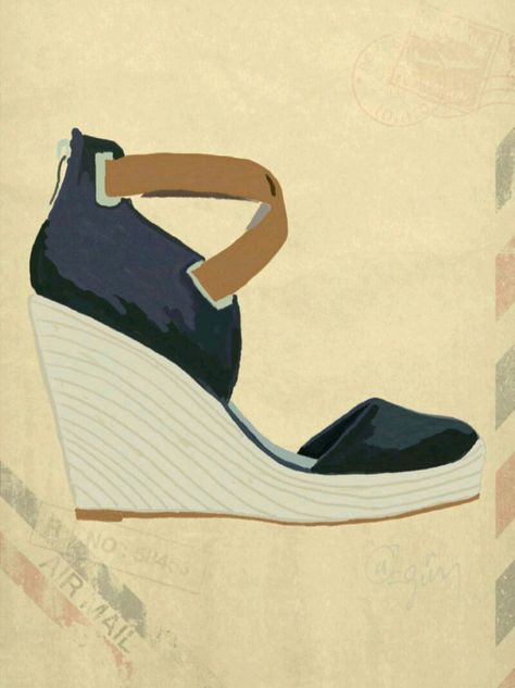 #draw #drawing #shoes #highheels #wedge #sandals #samsungsnote Sandals Drawing, Summer Wedge Sandals, Drawing Shoes, Fashion Drawings, Summer Wedges, Illustration Fashion Design, Illustration Fashion, Shoe Fits, Bullet Journal Inspiration