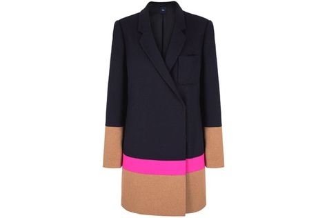 The Gap, $168. Color Block Coats, Best Winter Coats, Cute Coats, Long Black Coat, Womens Suits Business, Car Coat, Fall Coat, Woolen Coat, Winter Coats Women