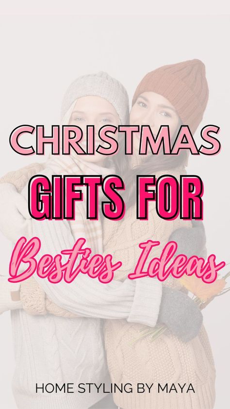 Christmas gifts for best friends, 2024 christmas gifts for besties Perfect Gifts For Best Friend, Cool Gifts For Best Friends, Good Gift For Best Friend, Gifts For Sorority Sisters, Things To Do With Your Friends For Christmas, Homemade Ornaments For Friends, Cute Christmas Ideas For Best Friends, Gifts For Bestie Christmas, Stocking Stuffers For Best Friend