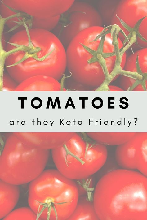 Not all fruits and vegetables are good for a keto diet...even the alleged healthiest options! So, are tomatoes keto? Dig into tomato nutrition information, low-carb recipes, and health benefits. Are Tomatoes Keto Friendly, Keto Tomato Recipes, Canned Tomato Recipes, Ditch The Carbs, Lo Carb Recipes, Tomato Nutrition, Cold Lunches, All Fruits, Keto Meals