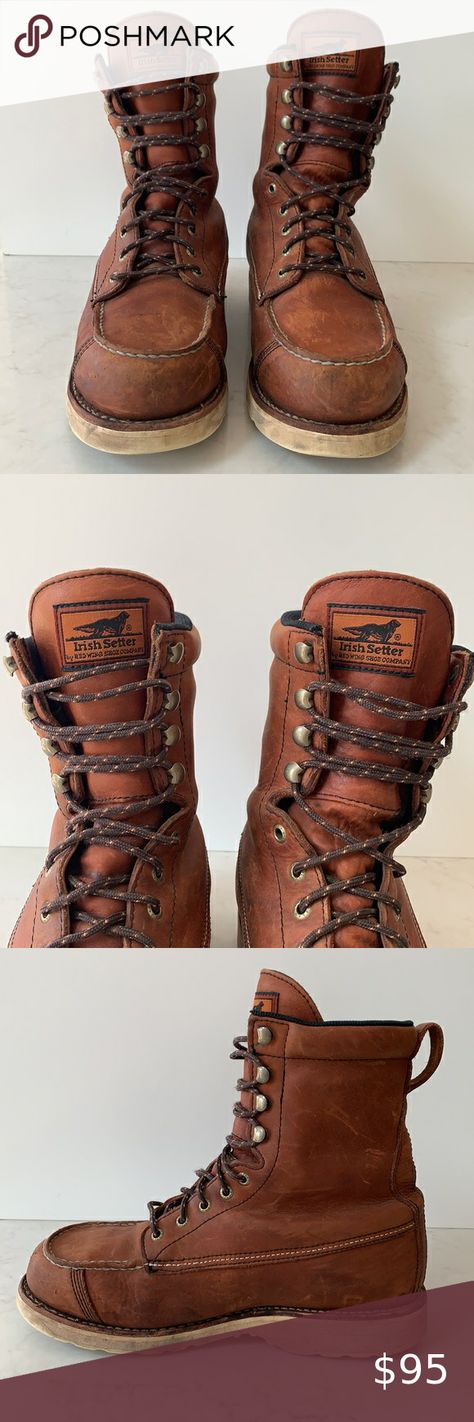 🥾Redwing Irish Setter Wingshooter Boots Size 10 Irish Setter Boots, Red Wing Mn, Size 10 Style, Hunting Boots, Irish Setter, Red Wing, Flagship Store, Red Wings, Combat Boots