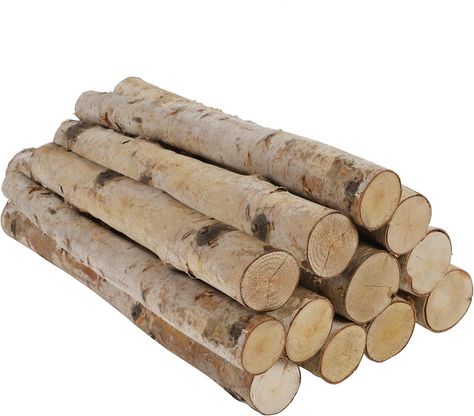 birch logs are ideal for filling faux fireplaces, firebowls, fire pits, and more Mock Fireplace, Fireplace Filler, Diy Crafts Wood, Faux Fireplaces, Fake Fireplace, Birch Logs, Fireplace Logs, Gas Fireplace Logs, Wood Branch