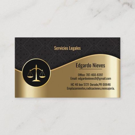 Counselor Business Cards, Lawyer Logo Design, Attorney Business Cards, Gold Scales, Lawyer Business Card, Visit Card, Salon Logo Design, Scale Business, Create Your Own Business