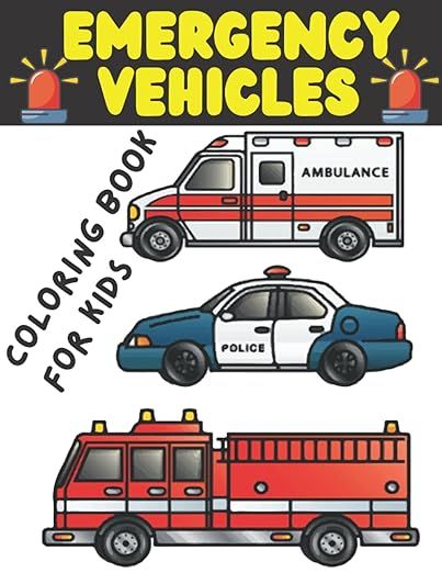 Emergency vehicles coloring book for kids: emergency rescue vehicles police car, ambulance, fire trucks coloring book for kids, amazing super ... coloring book for car lover, truck lover.: house, kdprahat printing: 9798747229976: Amazon.com: Books Truck Lover, Lover House, Rescue Vehicles, Police Car, Emergency Vehicles, Kids Coloring Books, Book For Kids, Car Lover, Police Cars