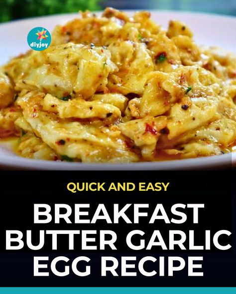 This butter garlic egg is one of the best egg breakfast recipes that you can easily prepare at home! It's savory, buttery, and creamy. Garlic Butter Egg Diet, Garlic Butter Eggs Recipe, Garlic Butta Eggs Recipe, Garlic Butter Eggs, Egg Butter Recipe, Best Egg Breakfast, Garlic Eggs, Egg Breakfast Recipes, Breakfast Butter