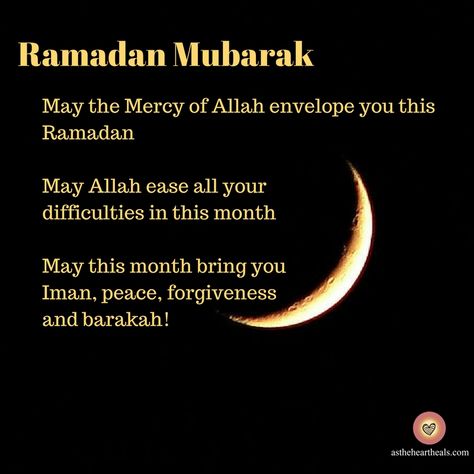 May Allah accept our ibadah in this blessed month and may He open for us the doors of forgiveness and blessings in this month. Do remember to include a dua in your duas for all those going through #suffering and #hardships all over the world. May Allah grant ease and strength to everyone. Ameen. Ramadan Mubarak!  #Islam #Muslims #Ramadan #dua Ramadan Mubarak Images, Ramadan Mubarak Quotes, Happy Ramadan Mubarak, Happy Ramadan, Hope Strength, Ramadan Greetings, Mubarak Images, Ramadan Mubarak, Text Messages