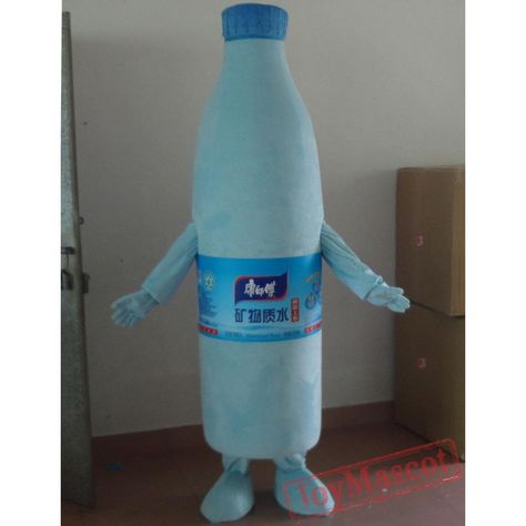 Vase Costume, Spring Water Bottle, Blue Water Bottle, Carnaval Costume, Flask Water Bottle, Costume Anime, Carnival Costume, Bottle Water, Special Clothes