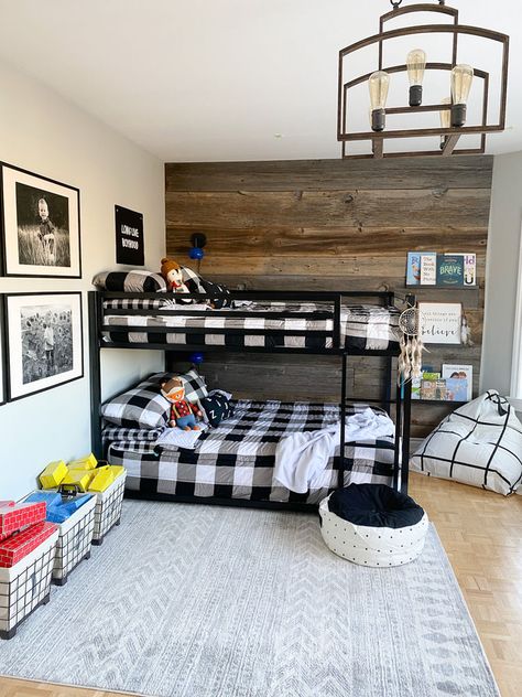 Bunk Beds For Boys Room Shared Bedrooms, Brothers Sharing Room Ideas Bunk Bed, Boy Bunk Bed Room, Toddler Boys Bunk Beds Room Ideas, Boys Room With Bunk Beds Ideas, Brothers Bedroom Ideas Kids, Bunk Bed For Boys Room, Kids Shared Bedroom Boys, Bunk Bed Rooms Boys