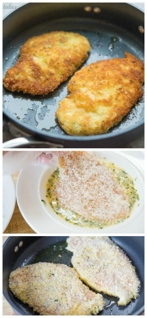 Parmesan Recipes, Parmesan Crusted Chicken, Parmesan Crusted, Crusted Chicken, Panko Bread Crumbs, Recipes Bread, Chicken Cutlets, Winner Winner Chicken Dinner, Breaded Chicken