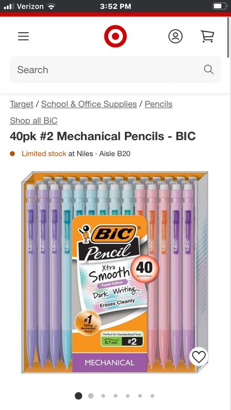 Mechanical Pencils Aesthetic, Good Mechanical Pencils, Bic Mechanical Pencils Pastel, Pencils For School, Bic Pencils, Bic Mechanical Pencils, Mechanical Pencils 0.5, School Shopping List, Back To School List