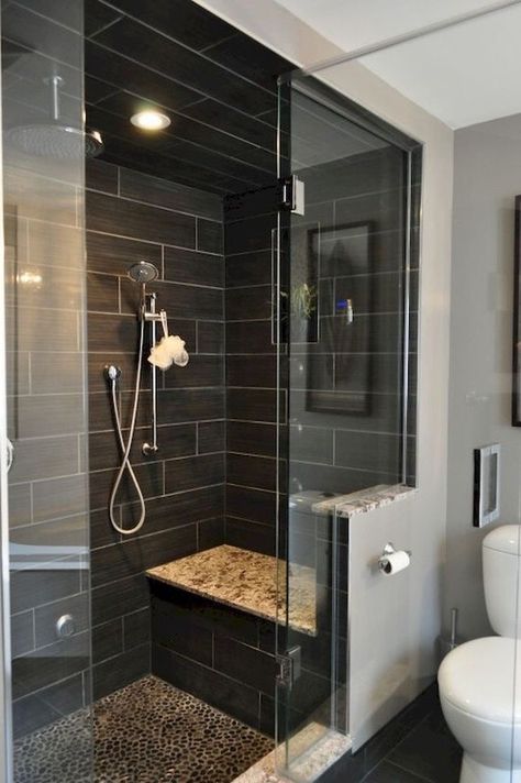 Makeover Kamar Mandi, Bathroom Remodel Shower, Shower Remodel, Shower Stall, Bathroom Remodel Master, Bath Remodel, Small Bathroom Remodel, Diy Bathroom, Walk In Shower