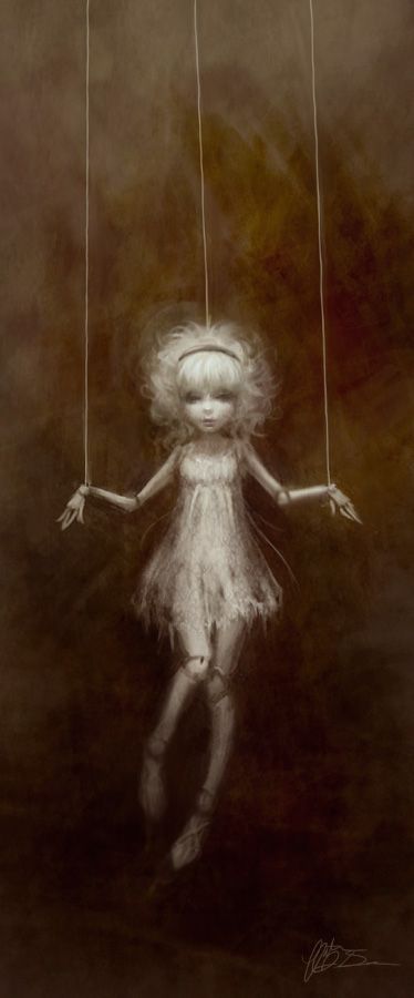 Marionette by yumedust on DeviantArt Marionette Tattoo, Charcoal Drawings, Creepy Art, Pop Surrealism, Arte Fantasy, Art And Illustration, Fantasy Illustration, Gothic Art, Urban Art