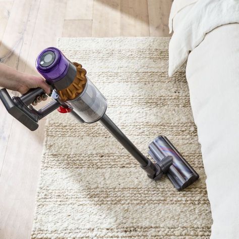 Powerful suction for deep cleaning carpets, upholstery, and hard floors. Dyson V15 Detect, Dyson Vacum, Vacuum Aesthetic, Dyson Hoover, Best Vacuum Cleaner, Wireless Vacuum, Dyson Vacuum Cleaner, Washer Cleaner, Clear Hair