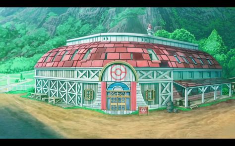 Pokemon Architecture, Pokemon Cities, Pokemon Gym Building, Pokemon Locations, Pokemon Environment Art, Pokemon Guide, Pokemon Habitat Art, Pokemon Gym, Pokemon Rpg