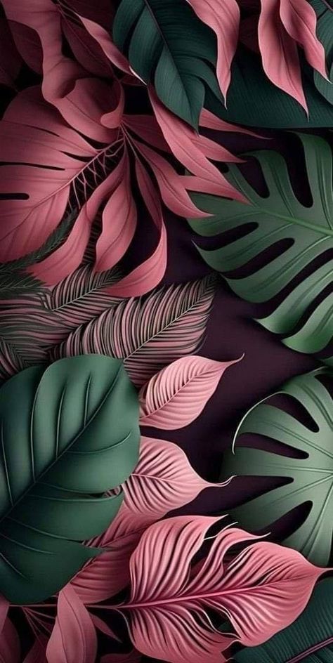 Pink And Green Aesthetic Wallpaper, Phone Wallpaper Themes, Leaves Wallpaper Iphone, Creative Advertising Photography, Beautiful Wallpapers For Iphone, Floral Wallpaper Phone, Mac Wallpaper, Girly Art Illustrations, Graphic Wallpaper