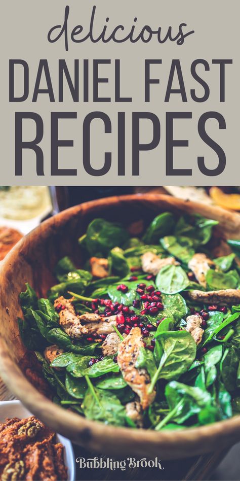 Daniel Fast Recipes Lunch Easy, Recipes For Daniel Fast 21 Days, Daniel 21 Day Fast, Daniel Fast Salads Recipes, Meals For Daniel Fast 21 Days, Hallelujah Diet Recipes, David Fast 21 Day Recipes, Daniel Fast Air Fryer Recipes, Daniel Fast Recipes Lunch