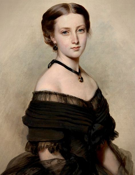 Princess Helena (1846 - 1923) by Franz Xavier Winterhalter, 1861. Franz Winterhalter, Royal Portraits Painting, Franz Xavier Winterhalter, Princess Helena, Queen Victoria Children, Prins Albert, Franz Xaver Winterhalter, Victoria Prince, Princess Louise