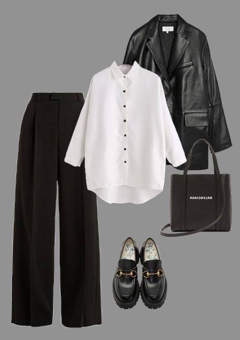 Chique Outfits, Classy Work Outfits, Stylish Work Outfits, Formal Outfit, Business Casual Outfits, Casual Style Outfits, Korean Outfits, Mode Inspiration, Lookbook Outfits